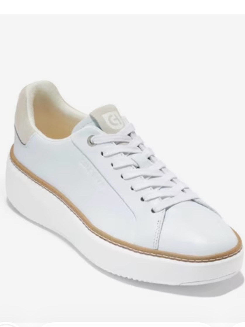 Cole Haan Grandpro Topspin Sneaker Women's In White Size 6.5b